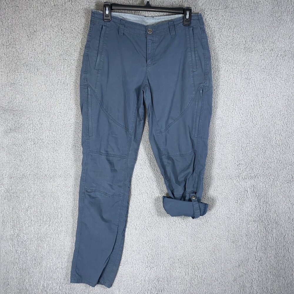 Kuhl Spire Roll-Up  Women’s Sz 8 Mid-Rise Casual Outdoors Hiking Blue Distressed